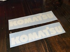 Komatsu white vinyl for sale  Belchertown