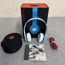 Fones de ouvido esportivos Beats Dr. Dre Powerbeats gancho intra-auricular original azul/branco, usado comprar usado Fones de ouvido esportivos Beats Dr. Dre Powerbeats gancho intra-auricular original azul/branco, usado comprar usado  Enviando para Brazil