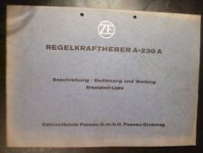 Kraftheber a230 anleitung gebraucht kaufen  Recke