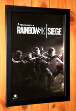 Tom Clancy's Rainbow Six Siege Ubisoft PS4 Xbox One pequeno pôster página de anúncio emoldurada comprar usado  Enviando para Brazil