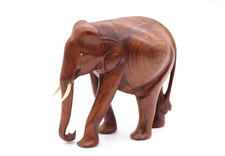 Holzfigur elefant vintage gebraucht kaufen  Münster