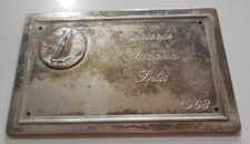 Vintage metallo targhetta usato  Gioia del Colle