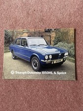 Triumph dolomite 1850hl for sale  ST. ALBANS