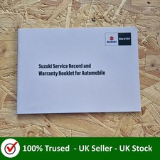 Suzuki service history for sale  CHESTER