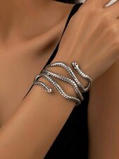 Silver snake armband for sale  WALTHAM CROSS