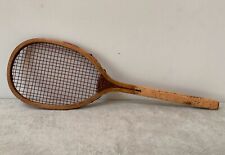 RAQUETA DE TENIS RARA ANTIGUA alrededor de 1890 WRIGHT & DITSON MANGO DE CORCHO MADERA EXCELENTE  segunda mano  Embacar hacia Argentina