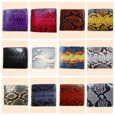 Carteira bifold de couro genuíno pele de cobra frete grátis comprar usado  Enviando para Brazil