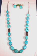 Turquoise gemstone necklace for sale  Saint Joe