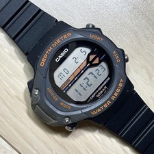 Relógio Casio medidor de profundidade mostrador cinza/laranja usado estilo mergulho à prova d'água No41906 comprar usado  Enviando para Brazil