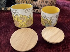 Sunflower canisters set for sale  Hedgesville