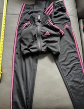 Conjunto de terno de atletismo Adidas feminino - pequeno e médio - preto e rosa comprar usado  Enviando para Brazil