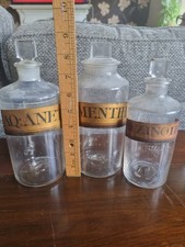 Antique glass chemist for sale  GLASGOW