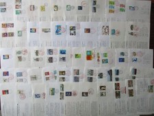 50 Sello Comentario y primer día Sello en la portada del primer día Parte 1 segunda mano  Embacar hacia Mexico