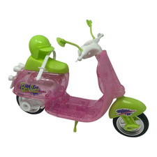 1997 Barbie Scooter Vespa Rosa Claro Glitter Verde Motocicleta Veículo Brinquedo comprar usado  Enviando para Brazil