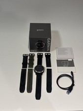Relógio GPS multiesportivo Garmin Fenix 6 47mm preto - Caixa e pacote + pulseiras extras comprar usado  Enviando para Brazil