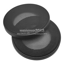 2 peças 3,5" polegadas alto-falante grade capa áudio círculo decorativo metal malha proteção comprar usado  Enviando para Brazil