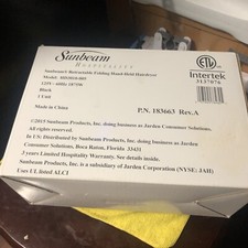 Sunbeam hair dryer for sale  Salem