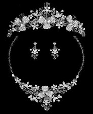 Silver rhinestone crystal for sale  New Brunswick