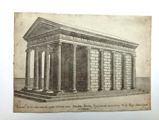 Gravure ancienne xvième d'occasion  Ancy-le-Franc