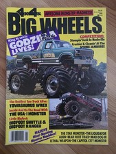 *Rare Vintage 4x4 Big Wheels Monster Jam Truck Bigfoot Off Road Magazine* comprar usado  Enviando para Brazil