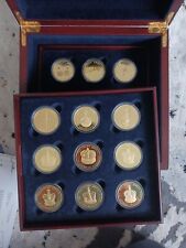 MUITO RARO!! Mini coroa Crown Jewels folheada a ouro 24 quilates coleção de moedas Inc  comprar usado  Enviando para Brazil