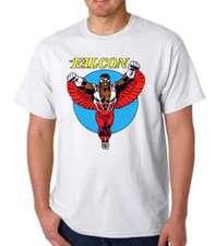 CAMISETA FALCÃO MARVEL COMICS CARTOON CEREAL SUPER HERO ANIMAÇÃO, usado comprar usado  Enviando para Brazil