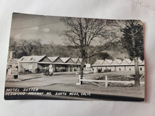 Motel Sutter Redwood Highway Santa Rosa, CA RPPC comprar usado Motel Sutter Redwood Highway Santa Rosa, CA RPPC comprar usado  Enviando para Brazil