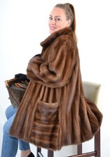 A4655 nerzjacke pelzjacke gebraucht kaufen  Krefeld