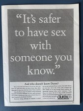 Durex condoms advert for sale  BELPER