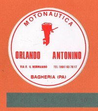 Adesivo sticker vintage usato  Italia
