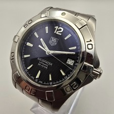 TAG HEUER AQUARACER WAF2110 RELÓGIO MASCULINO AÇO INOXIDÁVEL SUÍÇO AUTOMÁTICO COM DATA, usado comprar usado  Enviando para Brazil