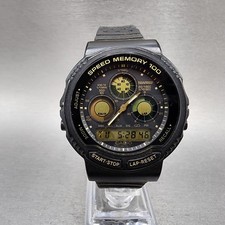 Relógio Casio AW-20 masculino 41mm preto analógico digital alarme cronógrafo nova bateria comprar usado  Enviando para Brazil
