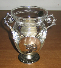 Vaso cristallo argento usato  San Giovanni la Punta