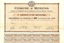Certificato comune modena usato  Verbania