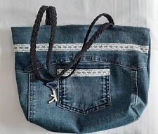 Borsa jeans artigianale usato  Reggio Emilia