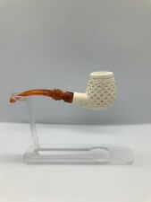 Cachimbo clássico de espuma do mar, cachimbo de espuma do mar meio dobrado, cachimbo de espuma do mar esculpido à mão comprar usado  Enviando para Brazil