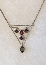 Moldavite crystal necklace for sale  BARNSLEY