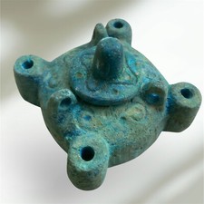 Lâmpada a óleo de bronze romana antiga grande rara de qualidade de museu maravilhosa comprar usado  Enviando para Brazil