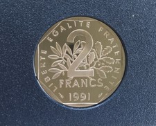 Francs semeuse 1991 d'occasion  Le Pouliguen