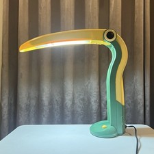 Abajur de mesa verde tucano por H. T. Huang década de 1980 vintage meados do século luz moderna comprar usado  Enviando para Brazil