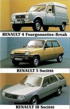 Catalogue brochure renault d'occasion  Besançon