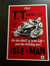 Iom poster signed for sale  PERTH