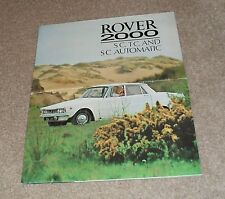 Rover 2000 brochure for sale  SOUTHAMPTON