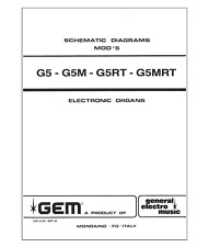 GEM G5 Service Manual repair Schematic diagram Schaltplan Schema elettrico G-5 comprar usado  Enviando para Brazil