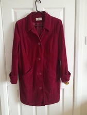 Red corduroy coat for sale  HELENSBURGH