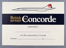 British airways blank for sale  BRIGHTON