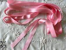 Fita de cetim vintage 5,3 m rayon rosa 2 cm W comprar usado  Enviando para Brazil