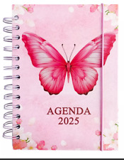 Agenda Diária 2025 Borboleta Aberta Espiral 137x189mm 168f comprar usado  Brasil 