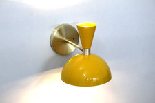 Luminária de parede cúpula latão moderna 2 luminárias meados do século comprar usado  Enviando para Brazil