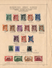 COLECCIÓN ALEMANIA-MARIENWERDER MONTADA EN PÁGINAS ESPECIALES ALEMANAS segunda mano  Embacar hacia Mexico